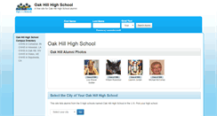 Desktop Screenshot of oakhillhighschool.org