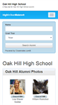 Mobile Screenshot of oakhillhighschool.org